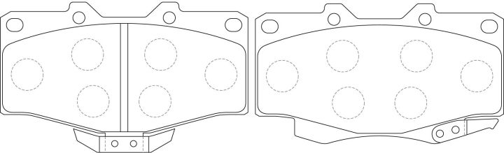 Тормозные колодки BP21387* SB NAGAMOCHI  Тормозные колодки BP21387* SB NAGAMOCHI